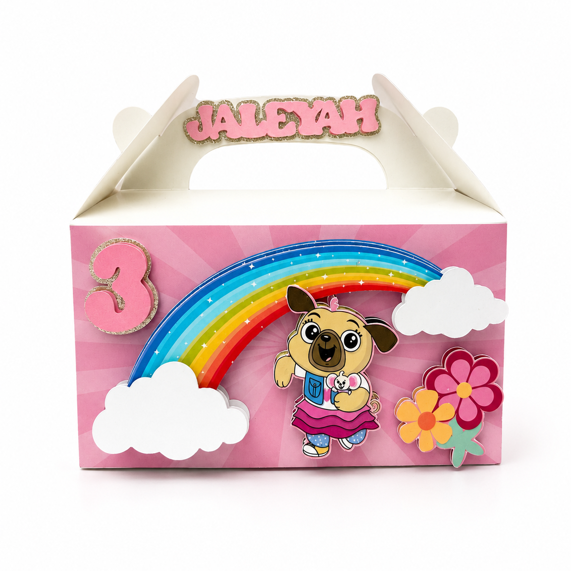 Gable box 3D effect (set van 6)