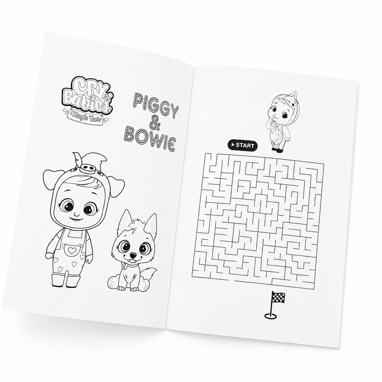 Kleurboek + potlood (set van 6)